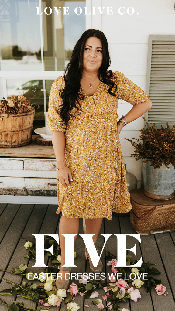 5 easter dresses we love. www.loveoliveco.com