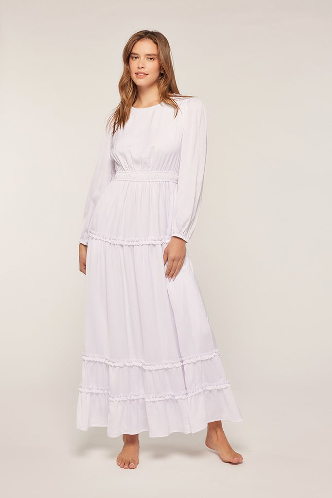 Anissa Dress-White