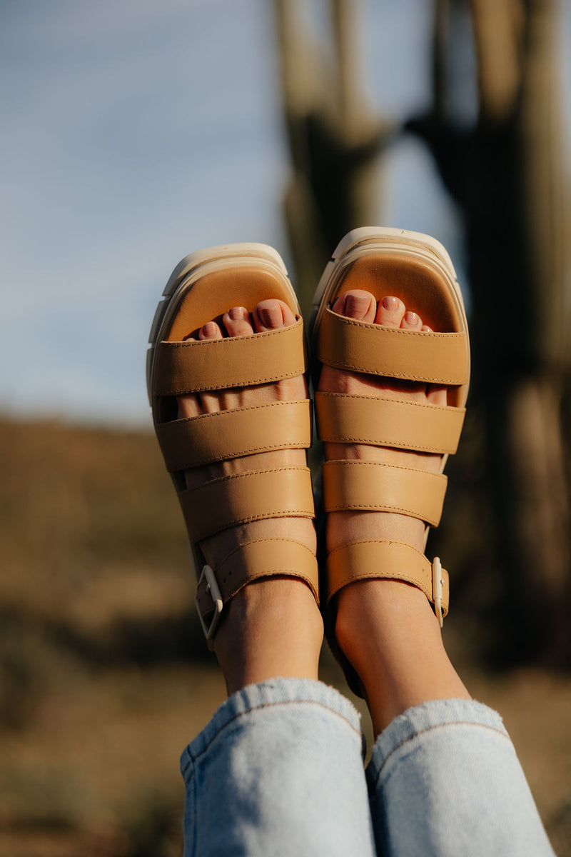 Sorel Joanie III Ankle Strap Sandals-Honest Beige – Love Olive Co