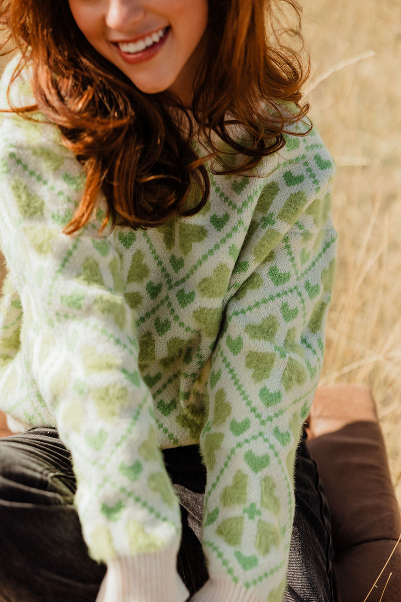 Eliza SweaterAvocado Cream Love Olive Co