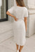 Lacie Dress-White