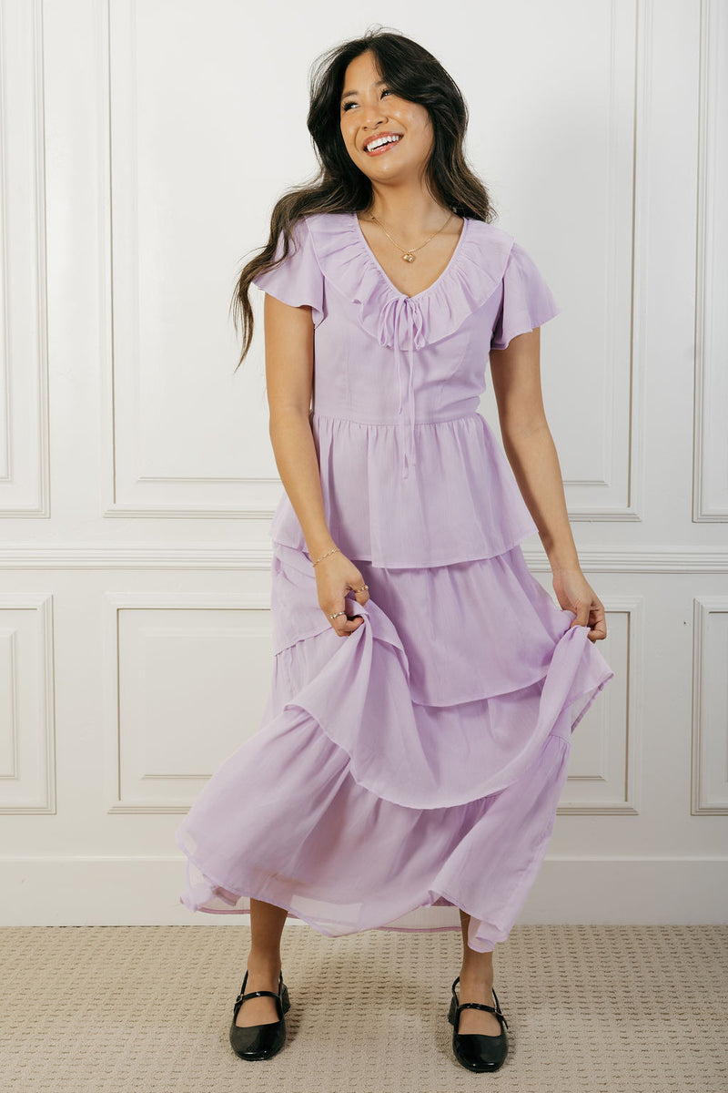 Darling Dress-Lilac – Love Olive Co