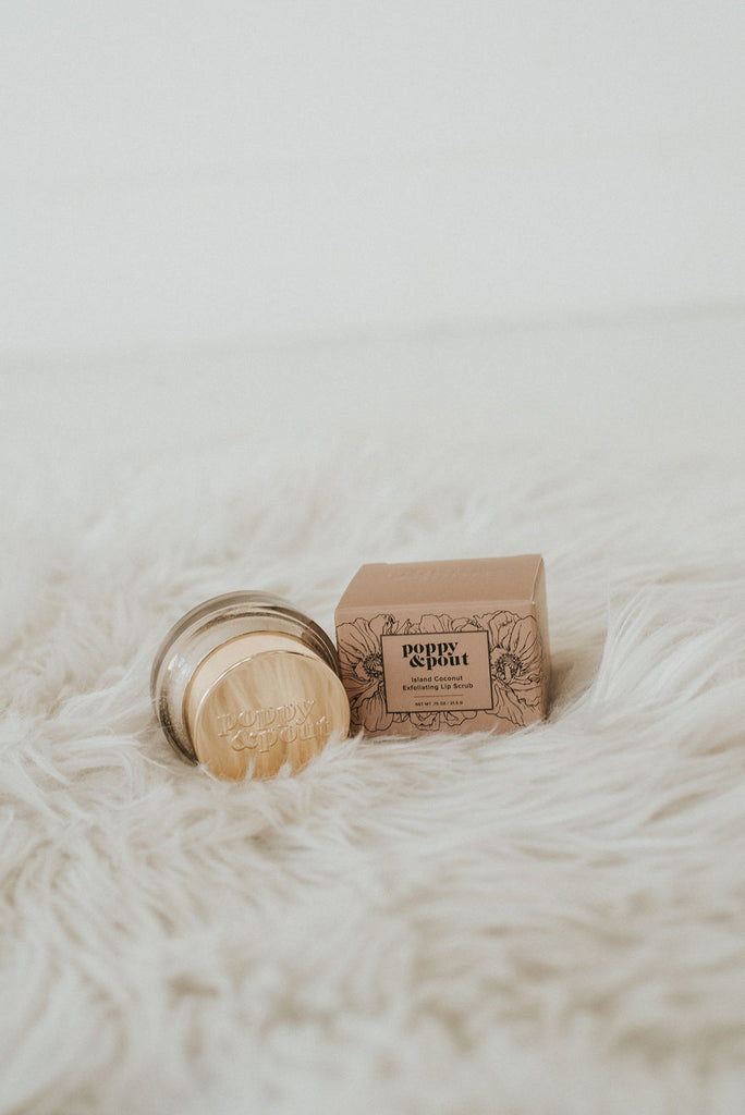 Poppy & Pout Lip Scrub-Island Coconut