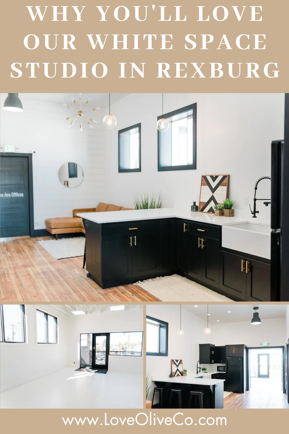Why You'll Love Our White Studio Space in Rexburg www.loveoliveco.com