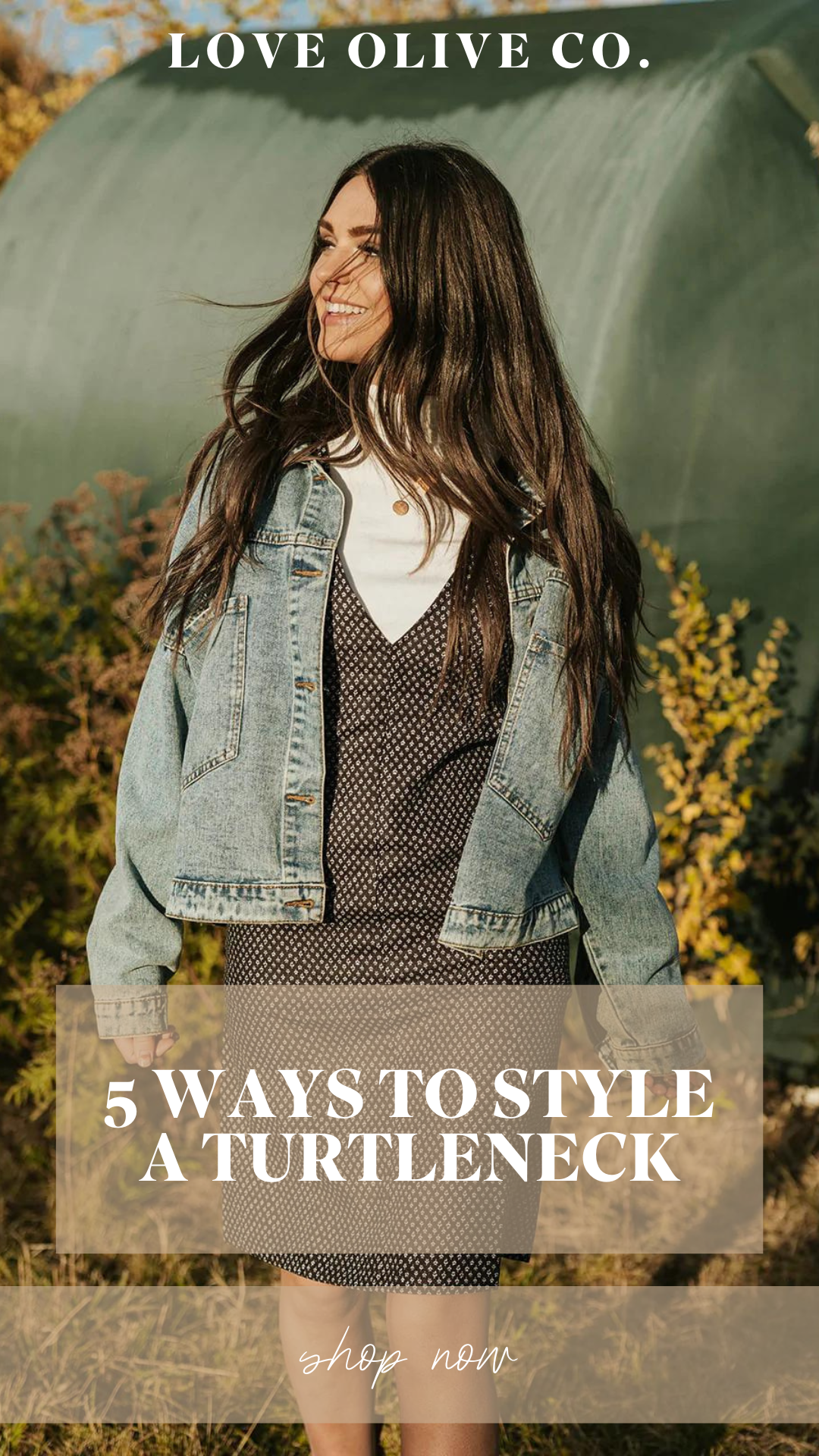 5 ways to style a turtleneck. www.loveoliveco.com
