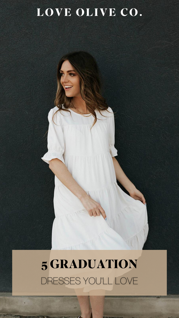 5 graduation dresses you'll love. www.loveoliveco.com