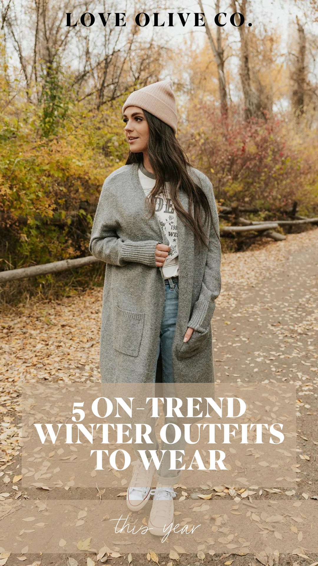 Winter top season outfit