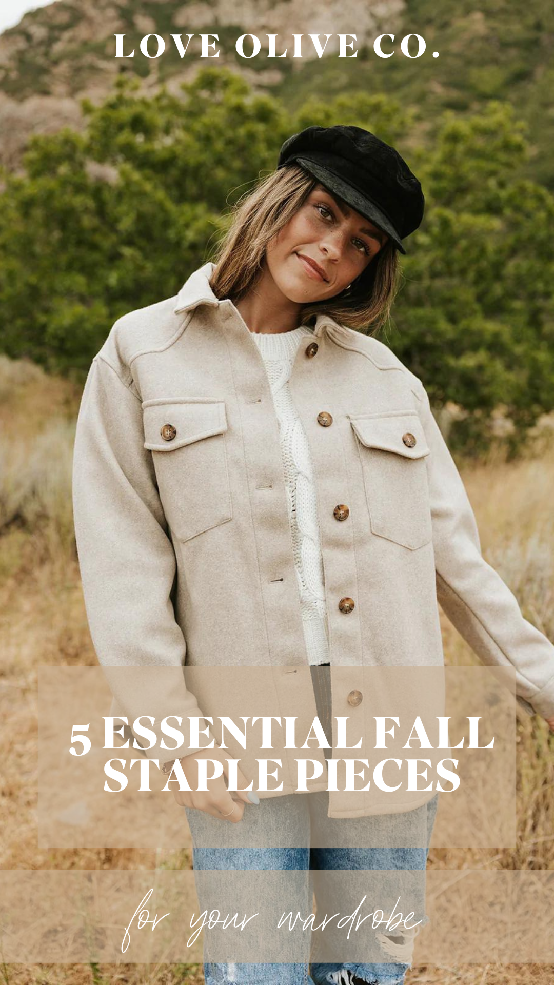 5 essential fall staple pieces for your wardrobe. www.loveoliveco.com