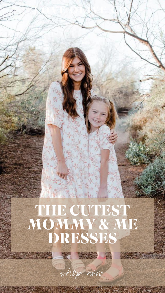 The cutest mommy and me dresses. www.loveoliveco.com