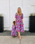 Jensyn Kleid für kleine Mädchen, floral, mehrfarbig