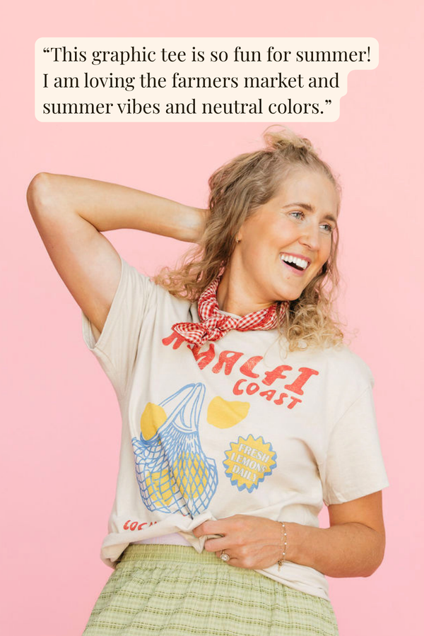 Amalfi Coast Tee-Sand
