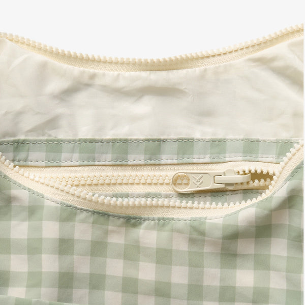 Thread Mini Slouchy Bag-Green Gingham