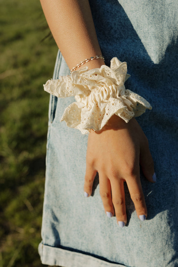 Eyelet Scrunchie