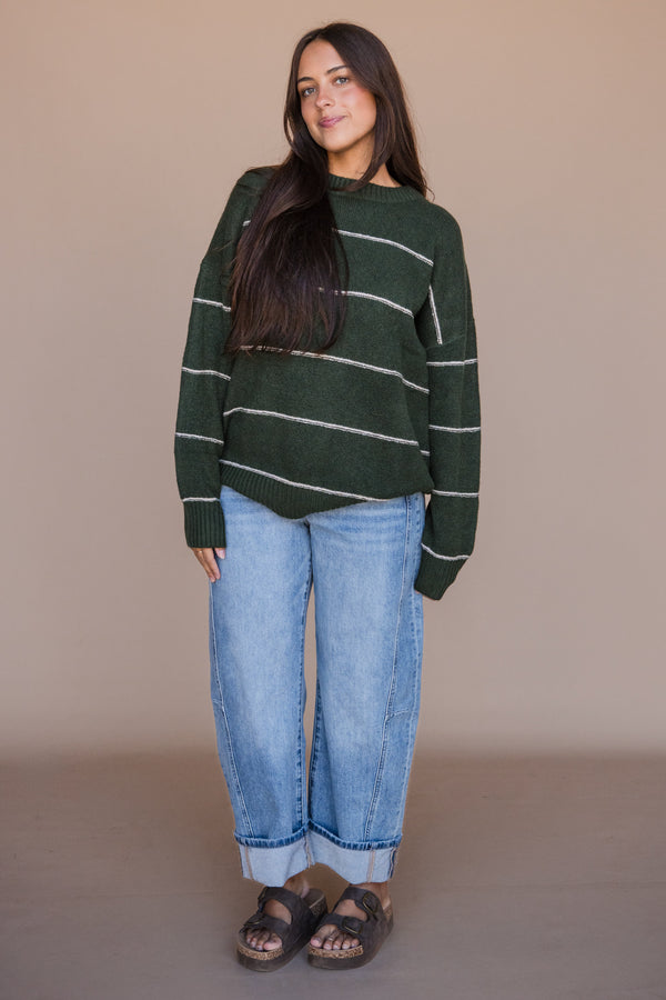 Trina Sweater-Hunter Green