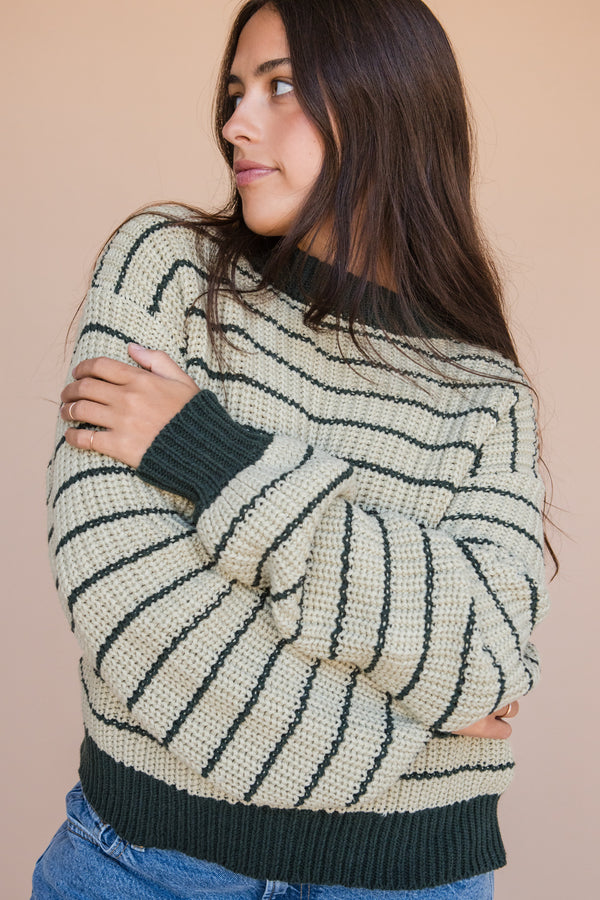 Finley Sweater-Forest/Sage