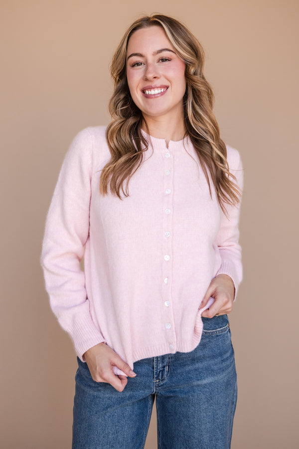 Nina Cardigan-Ballet Pink
