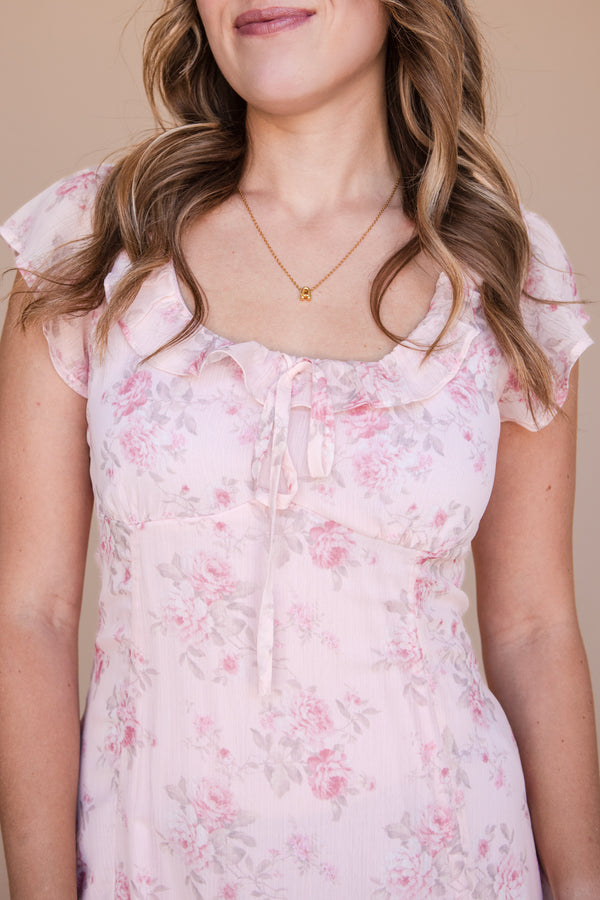 Baylee Dress-Pink Floral