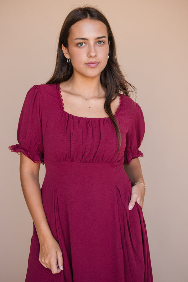 Olivia Dress-Red