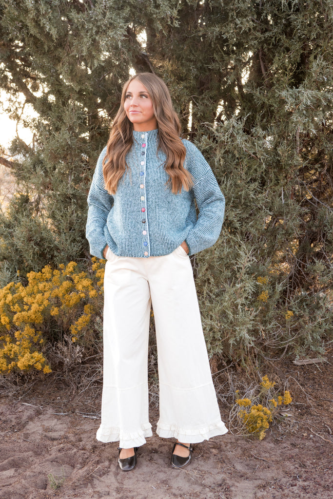 Nicole Cardigan-Green/Blue