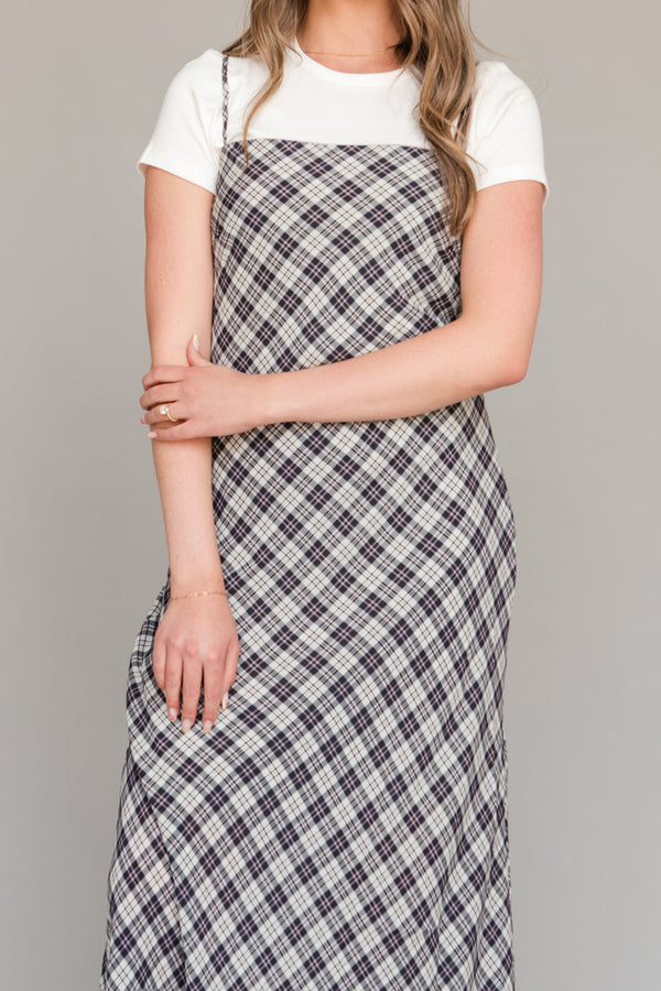 Cher Dress-Plaid Multi