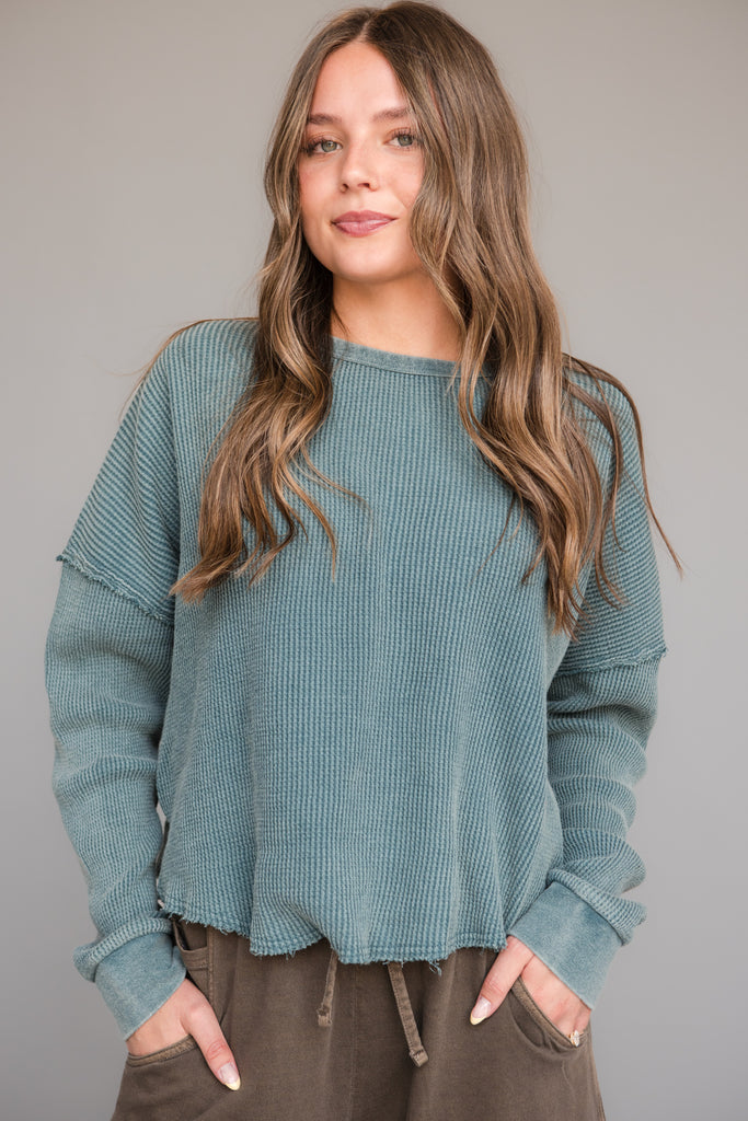 Adrian Top-Dark Teal