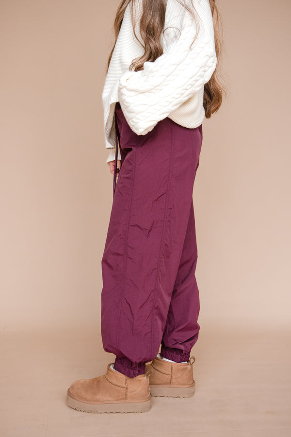 Aspen Pants-Maroon