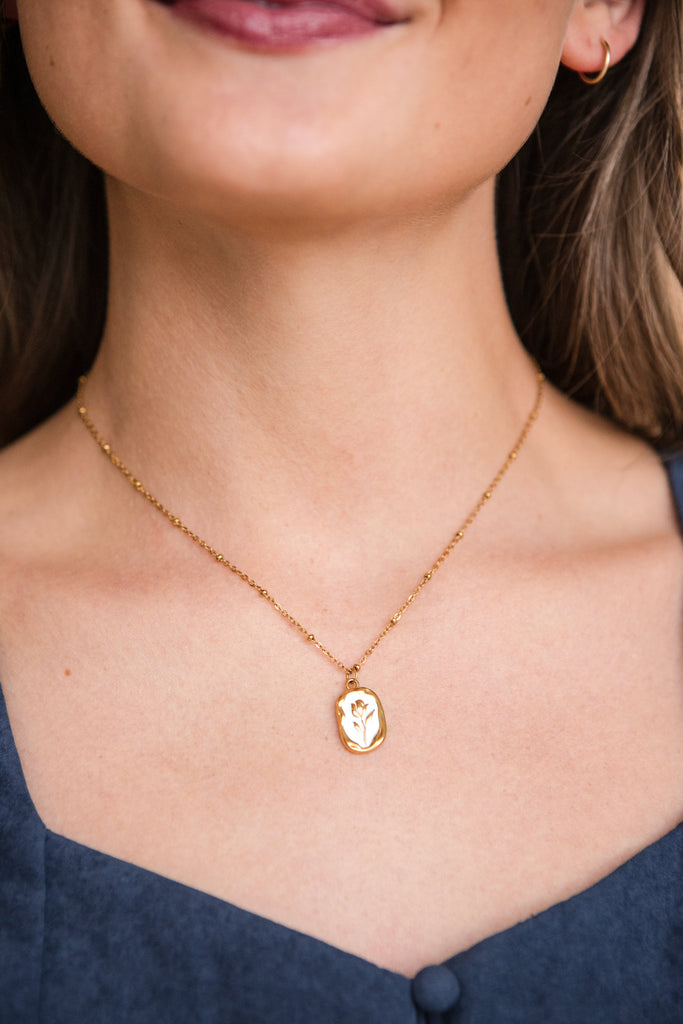 Rosie Necklace-Gold
