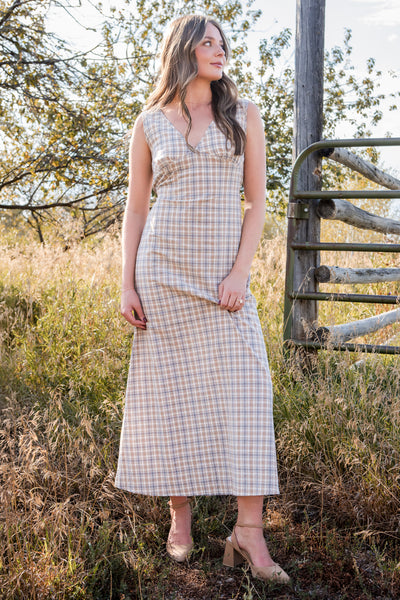 Jo Dress-Plaid Multi
