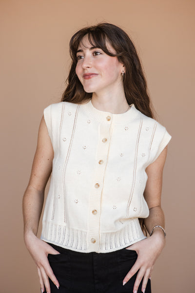 Juniper Vest-Cream
