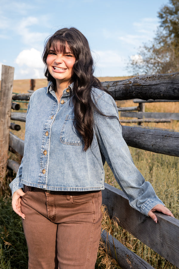 Winslow Top-Denim