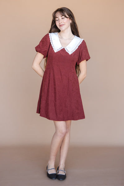 Eloise Dress-Brick