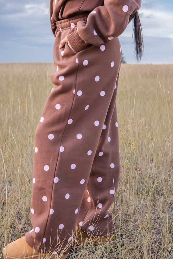 Kristen Pants-Brown/Pink