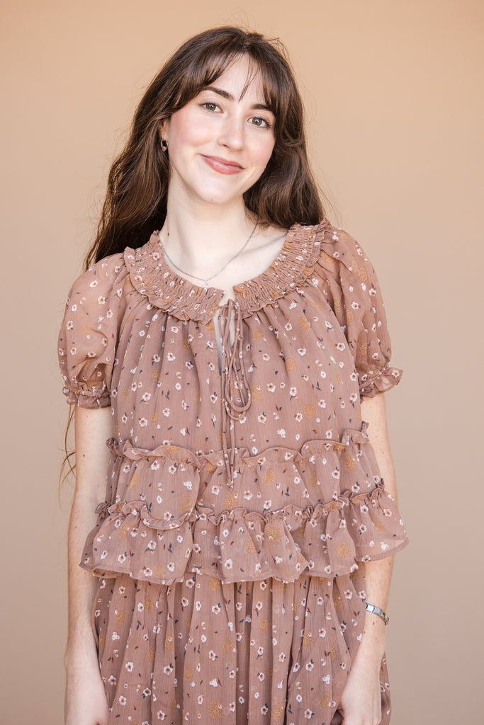 Miriam Top-Mocha