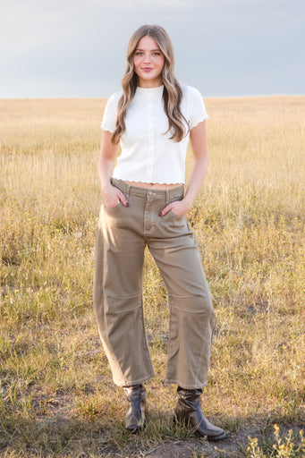 Cheyenne Denim-Olive