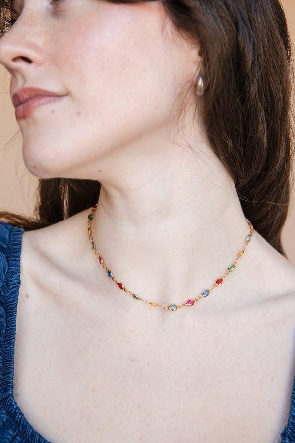 Lucy Necklace-Gold
