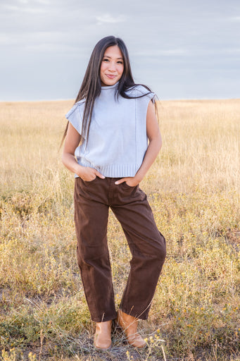 Amber Top-Sky Blue