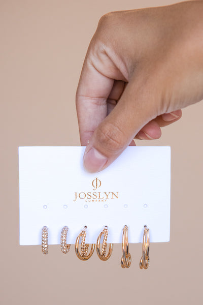 Indy Earring Set-Gold