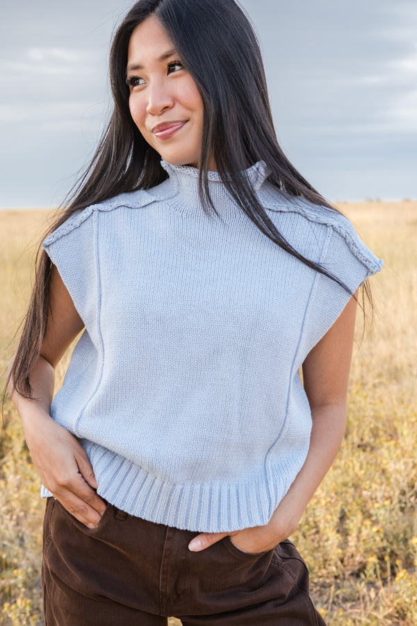 Amber Top-Sky Blue
