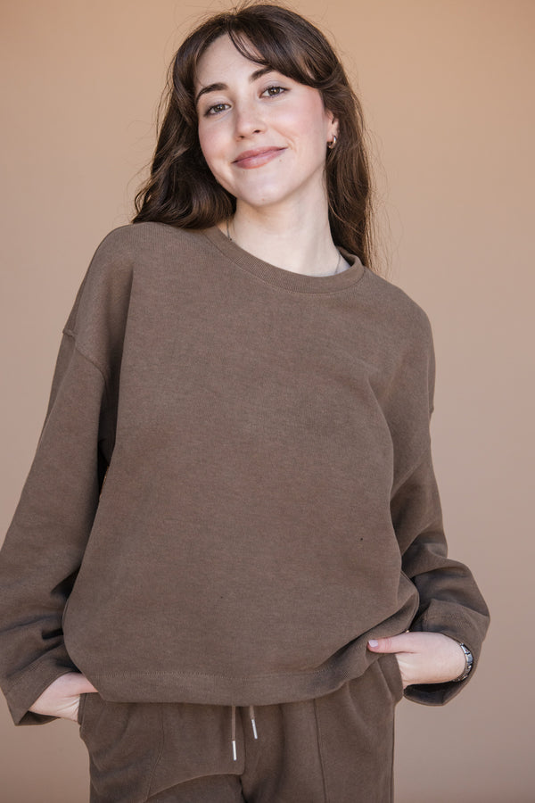 Katie Pullover-Mocha
