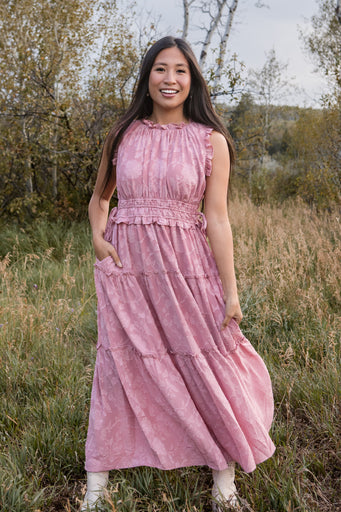 Brielle Dress-Pink
