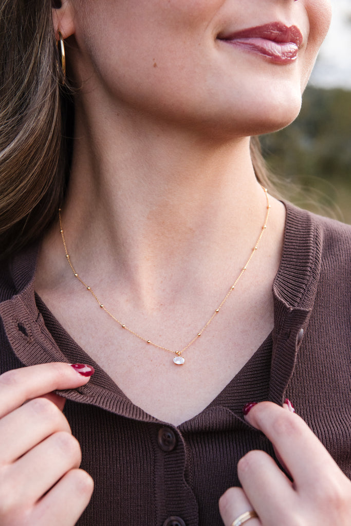 Camille Necklace-Gold