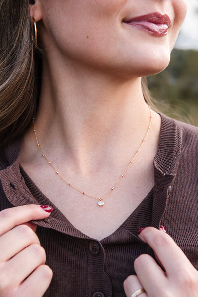 Camille Necklace-Gold
