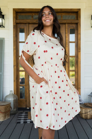 fashionable knee length dresses Anecdote U-Neckline Knee Length Dress Sage