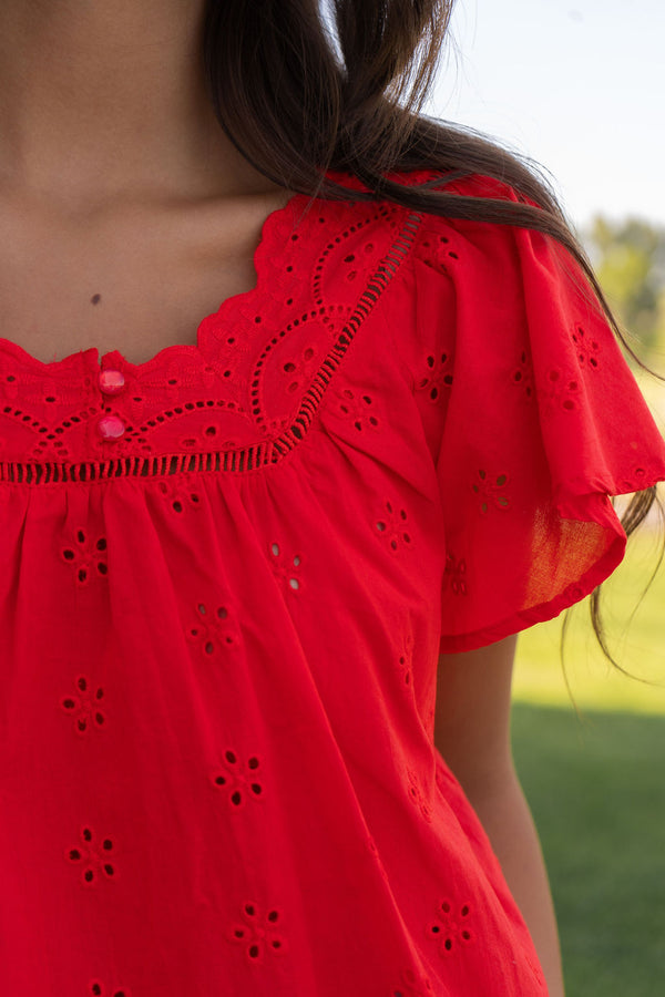 Bethany Top-Red