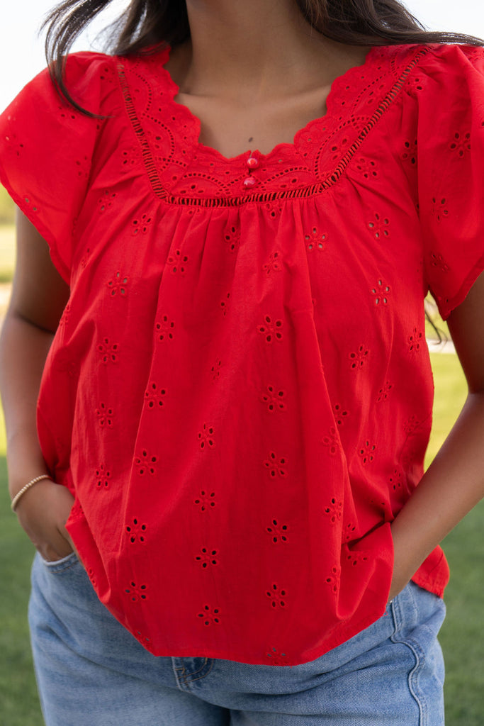 Bethany Top-Red