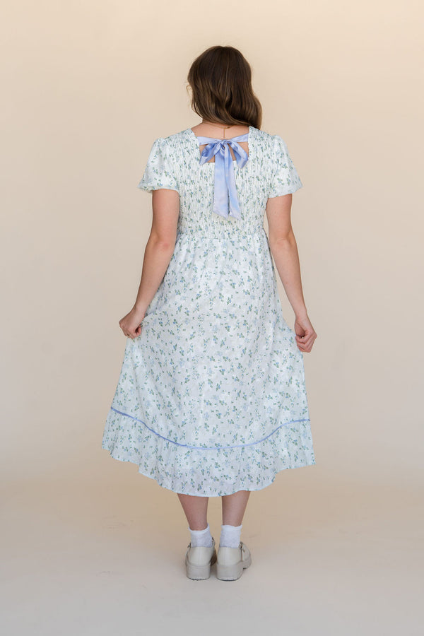 Wendy Dress-Blue Floral