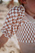 Little Girl's Sleeved Bikini Set-Tan Checkered