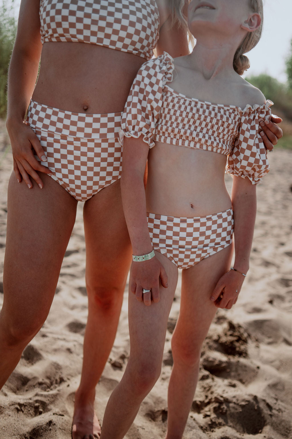 Kids Girls Swimwear Summer Ruffle Crop Top Plaid Briefs Bikini Set Bathing  Suit Swimsuit