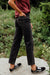 Free People Pacifica Straight Leg Jeans-Worn Black