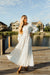 Claudette Dress-White